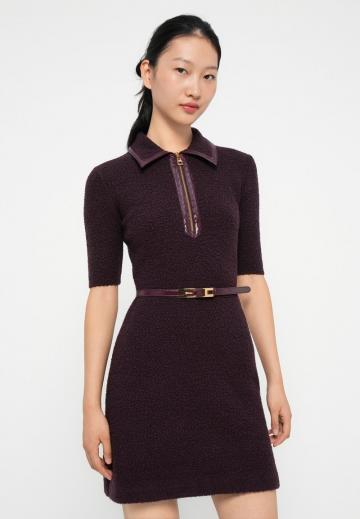 Вязаное платье