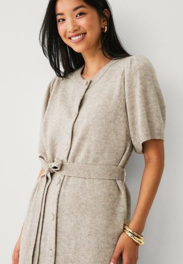 Вязаное платье