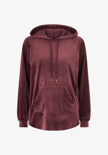 Пуловер с капюшоном