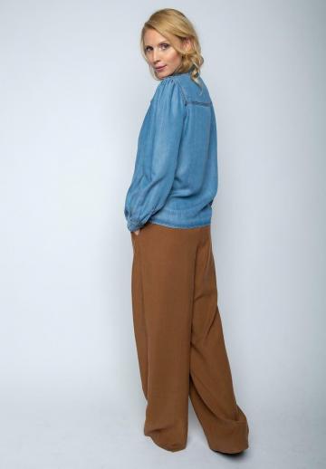 Джинсовая блузка