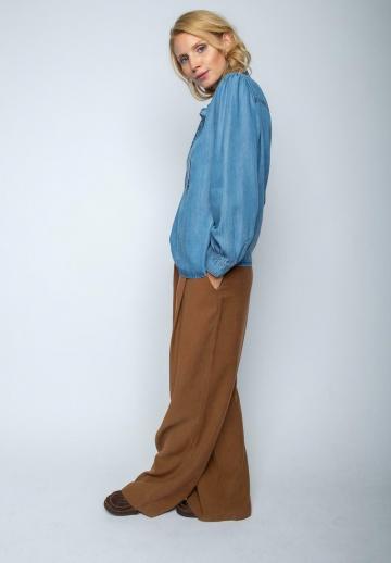 Джинсовая блузка