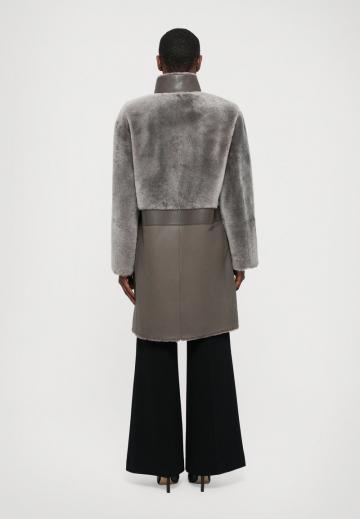 Кожаное пальто