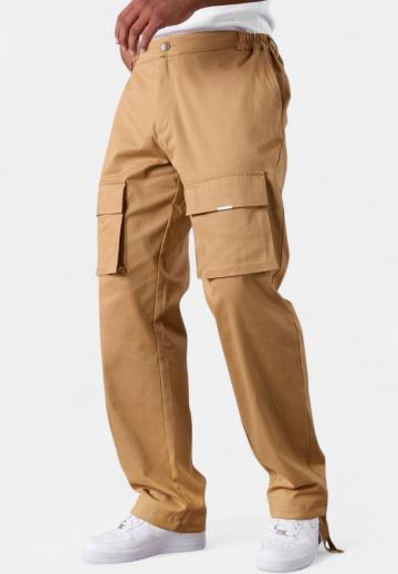 Брюки с накладными карманами