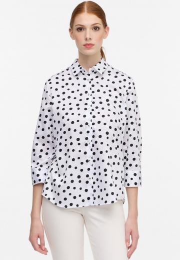 Атласная блузка