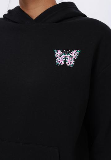 Пуловер с капюшоном