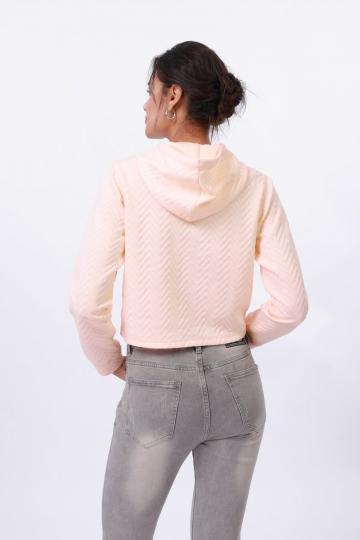 Пуловер с капюшоном