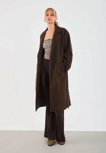 Шерстяное пальто