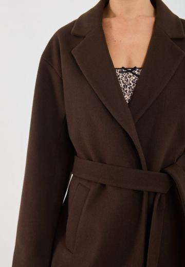 Шерстяное пальто