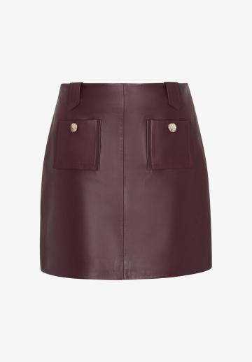 Кожаная юбка