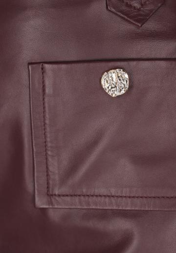 Кожаная юбка