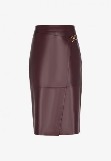 Кожаная юбка