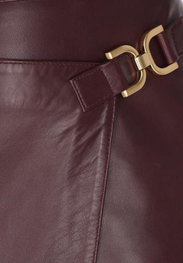 Кожаная юбка