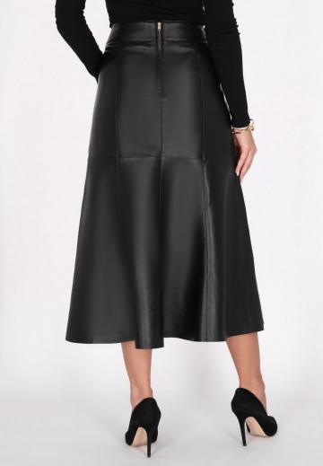 Кожаная юбка
