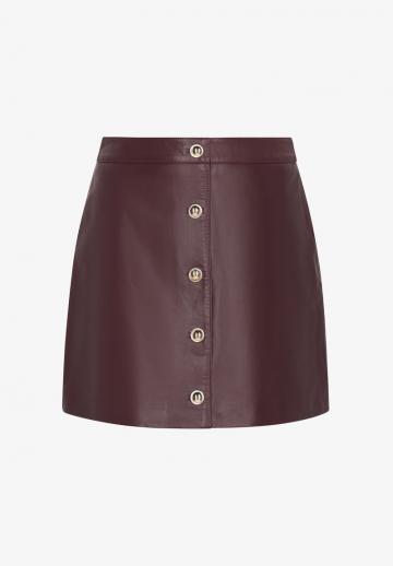 Кожаная юбка