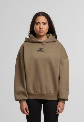 Пуловер с капюшоном