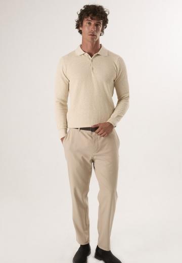 Поло с длинным рукавом