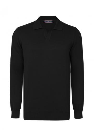 Поло с длинным рукавом