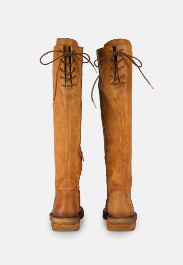 Сапоги на шнуровке