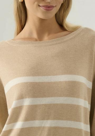 Пуловер с рукавом три четверти