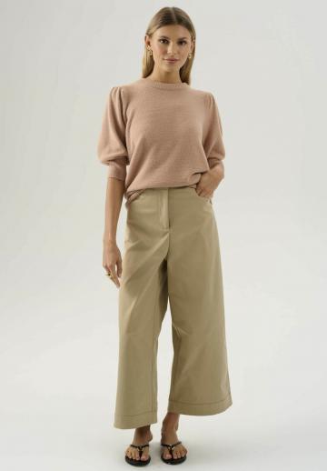 Пуловер с рукавом три четверти