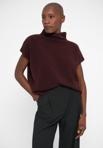 Пуловер с коротким рукавом