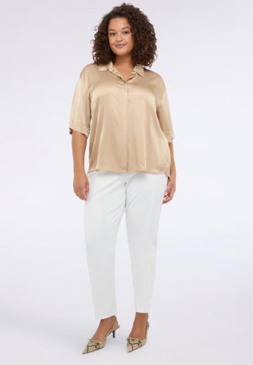 Атласная блузка
