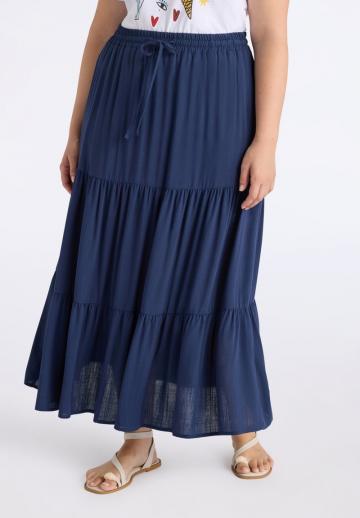 Юбка с воланами