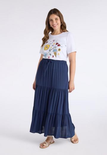 Юбка с воланами