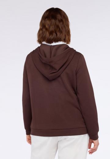 Пуловер с капюшоном