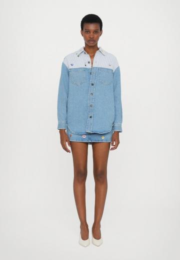 Джинсовая блузка