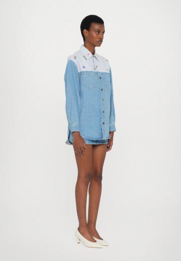 Джинсовая блузка