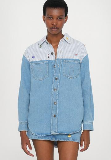 Джинсовая блузка