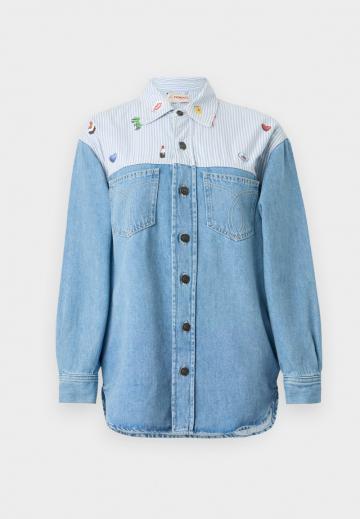 Джинсовая блузка