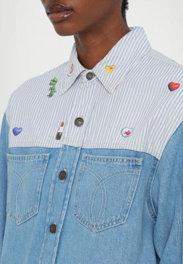 Джинсовая блузка