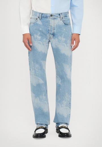 Прямые джинсы