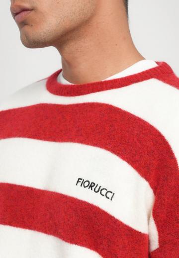 Пуловер в полоску