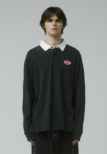 Поло с длинным рукавом