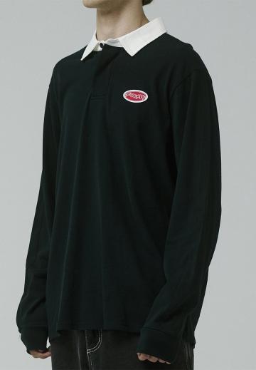 Поло с длинным рукавом