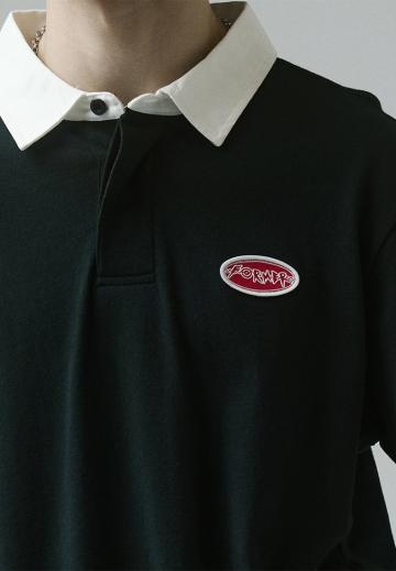 Поло с длинным рукавом