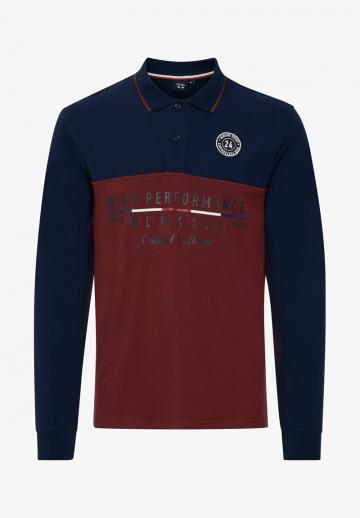 Поло с длинным рукавом