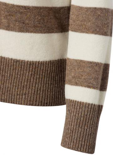 Пуловер в полоску