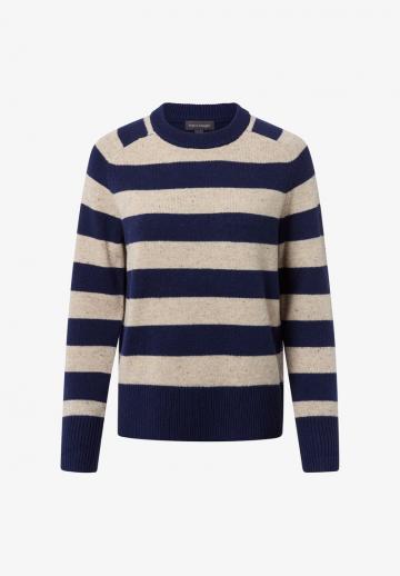 Пуловер в полоску