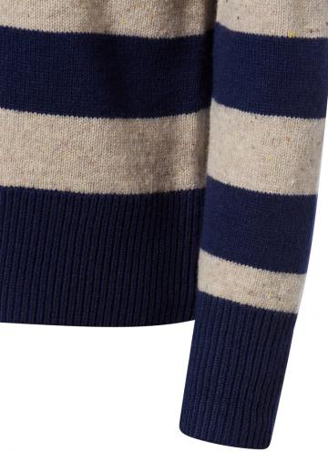 Пуловер в полоску