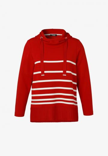 Пуловер с капюшоном