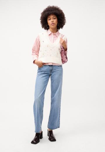 Пуловер без рукавов