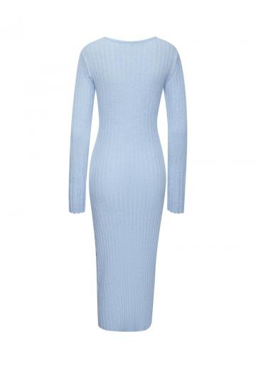 Вязаное платье