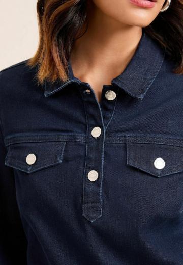 Джинсовое платье