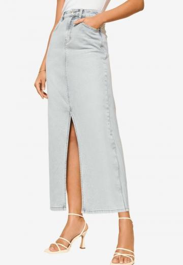 Юбка с накладными карманами