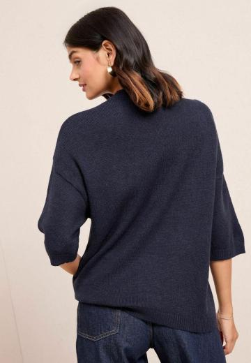 Пуловер с рукавом три четверти