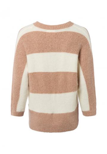 Пуловер в полоску